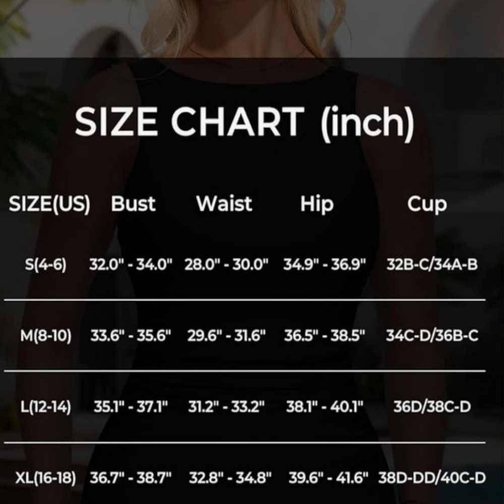 Amazon Classic Black Women's One Piece Swimsuit, Medium - Picture 6 of 9